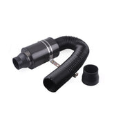 Universal Air Filter Box Carbon Fiber Cold Feed Induction Air Intake System Kit